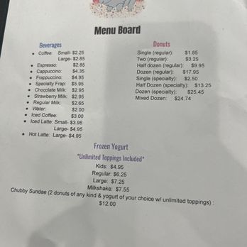 Chubby Unicorn Donut Shop - Beverages and Prices - Donuts Near Me - Berkeley Township, New Jersey Chubby Unicorn Donut Shop - Beverages and Prices - Donuts Near Me - Berkeley Township, New Jersey