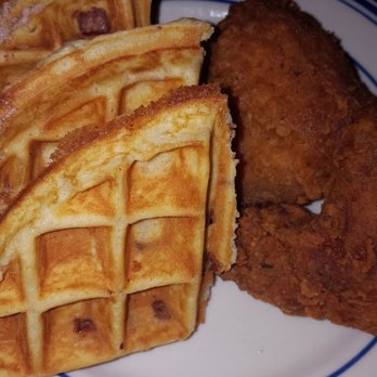 Sweet Chick - Classic chicken and waffles w Apple cinnamon waffle - Southern Near Me - Brooklyn, New York Sweet Chick - Classic chicken and waffles w Apple cinnamon waffle - Southern Near Me - Brooklyn, New York