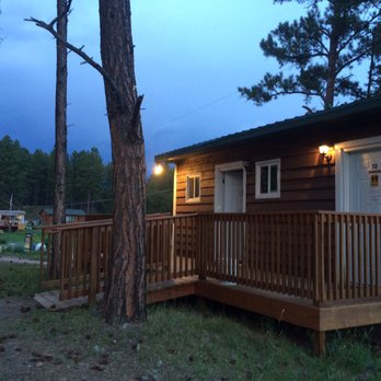 Fort Welikit Family Campground - Shower house with flush toilet and dink combos. All were clean - RV Parks Near Me - Custer, South Dakota