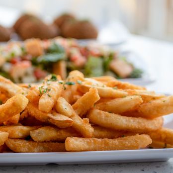 Pita Pita - french fries and a salad - Mediterranean Near Me - Hoffman Estates, Illinois Pita Pita - french fries and a salad - Mediterranean Near Me - Hoffman Estates, Illinois