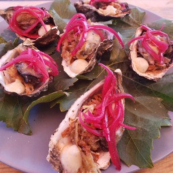Baja Wine And Dine Tours - Truly amazing appetizer- smoked oysters with crispy carnitas... - Wineries Near Me