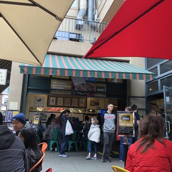 Pike Place Chowder - Picture from searing area - Seafood Near Me - Seattle, Washington Pike Place Chowder - Picture from searing area - Seafood Near Me - Seattle, Washington