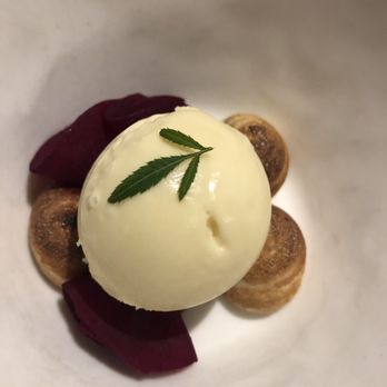Barley Swine - Lemon ice cream. Noms. - New American Near Me - Austin, Texas Barley Swine - Lemon ice cream. Noms. - New American Near Me - Austin, Texas