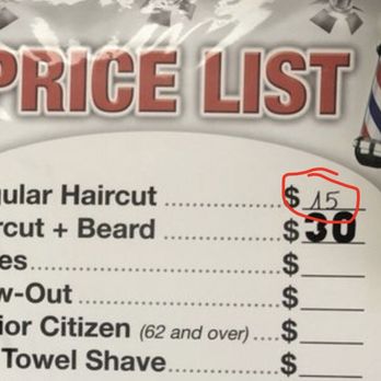Max's Cuts - Regular cut costs weird symbol followed by a 5. Awesome. - Barbers Near Me - Lake Forest, California Max's Cuts - Regular cut costs weird symbol followed by a 5. Awesome. - Barbers Near Me - Lake Forest, California