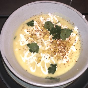 Oceano Kitchen - Chilled corn chowder - New American Near Me - Lake Worth Beach, Florida Oceano Kitchen - Chilled corn chowder - New American Near Me - Lake Worth Beach, Florida