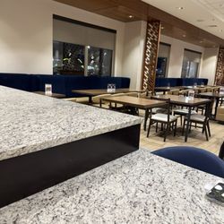 Clean and lots of seating.