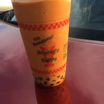 Frosty's Caffe - Thai Tea OMG.. The best! - Bubble Tea Near Me - Harvey, Louisiana