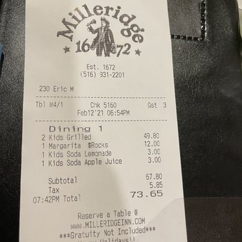 The Milleridge Inn - $50 for 2 grilled cheese! - American Near Me - Jericho, New York