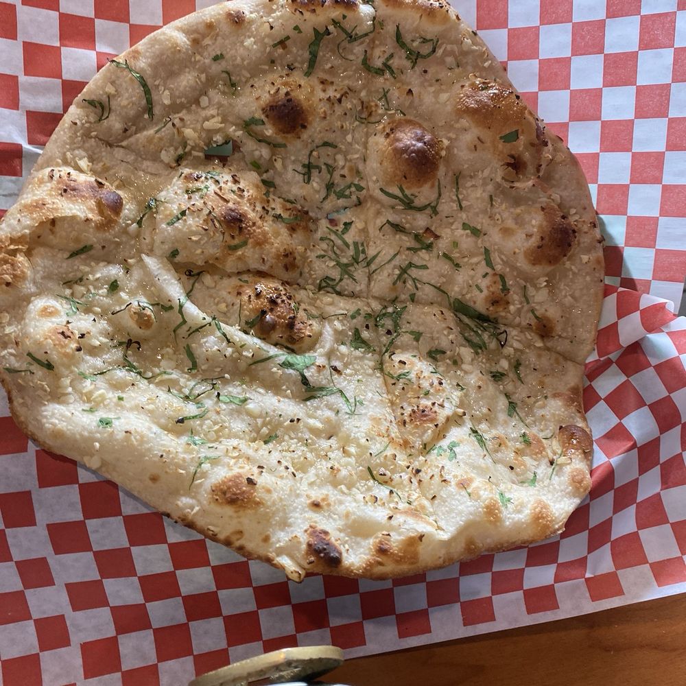 Garlic naan Garlic naan