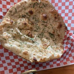 Garlic naan Garlic naan