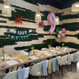 Event space set slightly apart from rest of studio