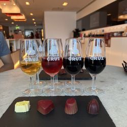 Porto Cruz - 15 Euros - great selection. Love the chocolate pairing