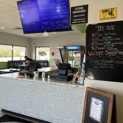 Big Eyed Fish Express - Interior where you order