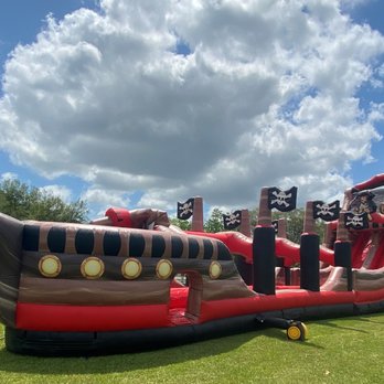 Viking Party Rentals - 36' Pirate Ship Slip n Slide Combo Waterslide - Party Equipment Rentals Near Me - Alvin, Texas Viking Party Rentals - 36' Pirate Ship Slip n Slide Combo Waterslide - Party Equipment Rentals Near Me - Alvin, Texas
