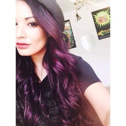Melisa Ochoa at The Mane Suite - Pravana Purple