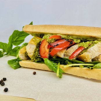 Ok & M - a sandwich with chicken and vegetables - Food Delivery Services Near Me - Boynton Beach, Florida Ok & M - a sandwich with chicken and vegetables - Food Delivery Services Near Me - Boynton Beach, Florida