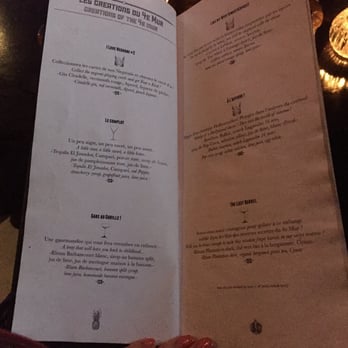 Le 4e Mur - Menu - Speakeasies Near Me - Montreal, Quebec Le 4e Mur - Menu - Speakeasies Near Me - Montreal, Quebec