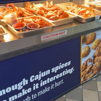Krispy Krunchy Chicken - Chicken display case - Fast Food Near Me - Kouts, Indiana Krispy Krunchy Chicken - Chicken display case - Fast Food Near Me - Kouts, Indiana