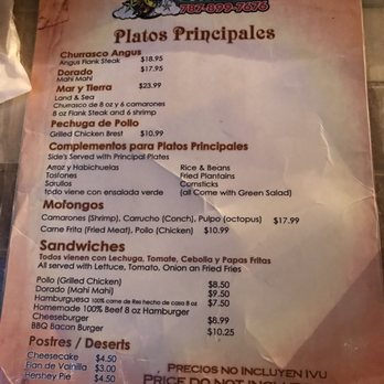 Yolanda's - Menu - Guest Houses Near Me - Lajas, Puerto Rico Yolanda's - Menu - Guest Houses Near Me - Lajas, Puerto Rico