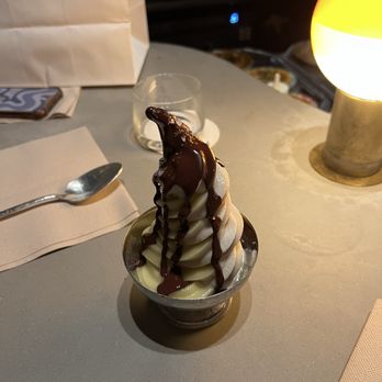 Shukette - tahini and green apple soft serve - Middle Eastern Near Me - New York, New York