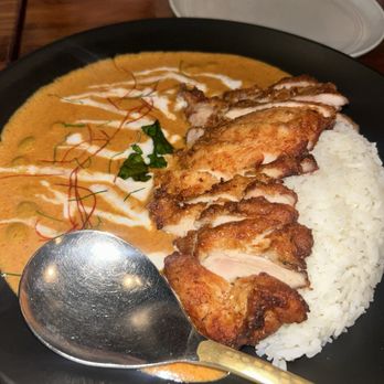 Hanuman Thai Eatery - fried chicken thigh Panay curry - Thai Near Me - Costa Mesa, California