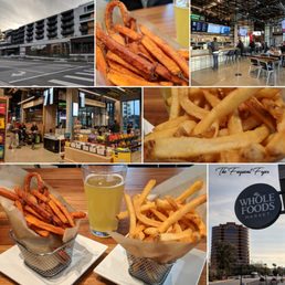 Final rating for regular fries: 4/5 Spuds. Final rating for sweet potato fries: 4/5 Spuds. Final rating for regular fries: 4/5 Spuds. Final rating for sweet potato fries: 4/5 Spuds.