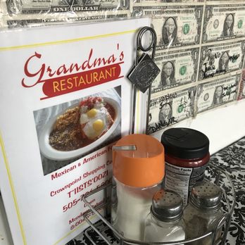 Grandma's Restaurant - the menu and ingredients - Mexican Near Me - Gallup, New Mexico