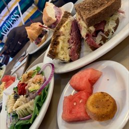 Salad bar and Reuben The Great Salad bar and Reuben The Great