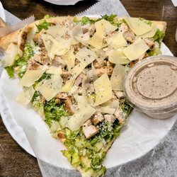 Mario’s Pizzeria of Levittown - 5-11-26. Grilled Chicken Cesar Slice.