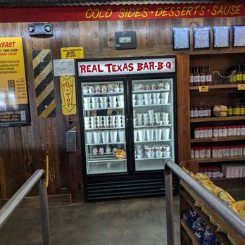 Rudy's "Country Store" and Bar-B-Q - Cold slaw fridge - Barbeque Near Me - Midland, Texas