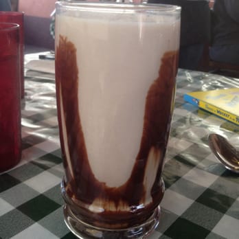 Jailhouse Cafe - Ordered a chocolate milk.  It came with Moab Arches art from the waitress.  Awesome! - Breakfast & Brunch Near Me - Moab, Utah