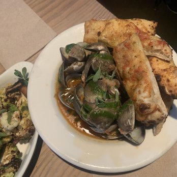 Bruciato - Grilled vegetables and the clams - Pizza Near Me - Bainbridge Island, Washington Bruciato - Grilled vegetables and the clams - Pizza Near Me - Bainbridge Island, Washington