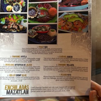 Mazatlan Mexican Restaurant - Menu - Mexican Near Me - Everett, Washington