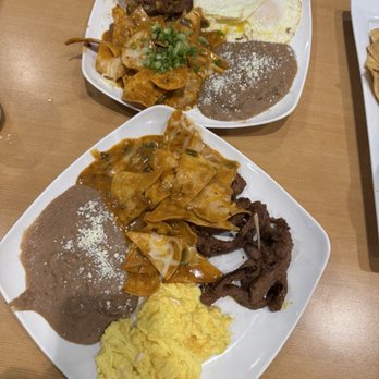 Loaded Cafe - Red Spicy Asada Chilaquiles Omelette - Breakfast & Brunch Near Me - Santa Ana, California