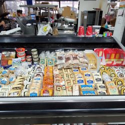 Savi Provisions: Midtown - Cheese fridge. And the kitchen for those delicious sandwiches.