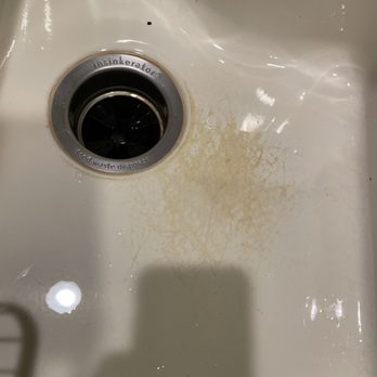 Tina Maids - Saint Augustine - Kitchen sink. Dried dish detergent left in sink. - Home Cleaning Near Me - St. Augustine, Florida