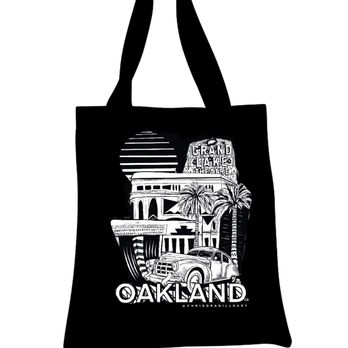 Bay-Made - Oakland's Grand Lake theater Tote bag By Chris Granillo - Gift Shops Near Me - Oakland, California Bay-Made - Oakland's Grand Lake theater Tote bag By Chris Granillo - Gift Shops Near Me - Oakland, California