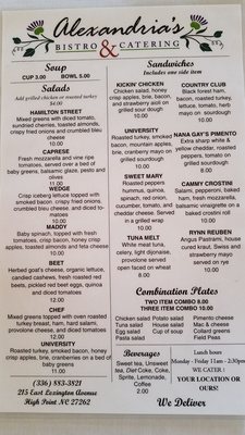 Menu photo 4 Bistro 1605 High Point, NC