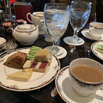 The St. Regis Houston by Marriott - Finger sandwiches and the St Regis blend - Hotels Near Me - Houston, Texas