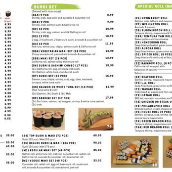 Sushi Sushi - Menu (2) - Japanese Near Me - Newmarket, Ontario Sushi Sushi - Menu (2) - Japanese Near Me - Newmarket, Ontario