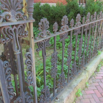 Providence Athenaeum - Cool and spooky fence - Libraries Near Me - Providence, Rhode Island