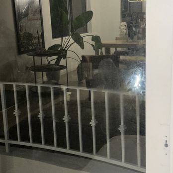 Wave House Cleaning - I paid extra for interior windows to be cleaned. Here is my sliding glass door. - Home Cleaning Near Me