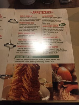 Menu photo 3 Cheddar's Scratch Kitchen Harlingen, TX