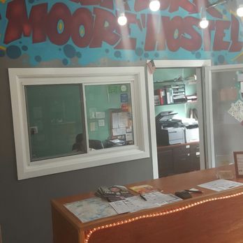 NY Moore Hostel - Front desk, this place has beautiful graffiti through out. - Hostels Near Me - Brooklyn, New York NY Moore Hostel - Front desk, this place has beautiful graffiti through out. - Hostels Near Me - Brooklyn, New York