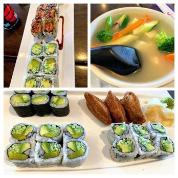 Fontana Sushi - AAC Roll, Vegetable Tofu Soup, Miso Soup, Avocado Roll, Tofu Skin, Sweet Potato Roll, vegetable rol - Sushi Bars Near Me - Centennial, Colorado