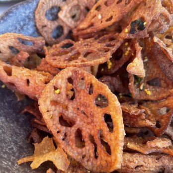Aung Burma - Fried Lotus Chips - Burmese Near Me - Concord, California