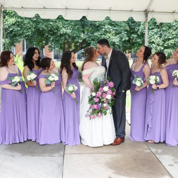 YJDecorating - Stunning bridal bouquet by and simple but elegant bridesmaids bouquets. - Party Equipment Rentals Near Me - Chicago, Illinois