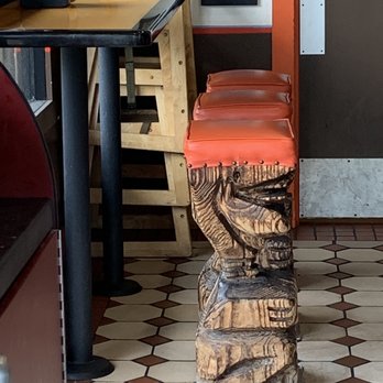 TK Burgers - Tiki stools - Burgers Near Me - Mission Viejo, California