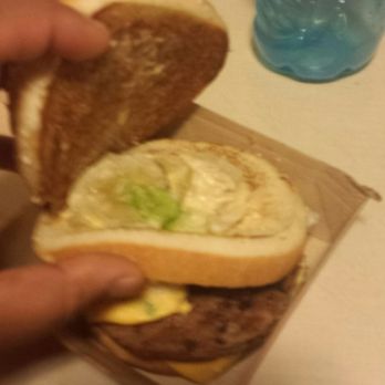 McDonald's - Got this big mac from this location when I got home to my little surprise something was missing .another patty!!! - Burgers Near Me - Charlotte, North Carolina
