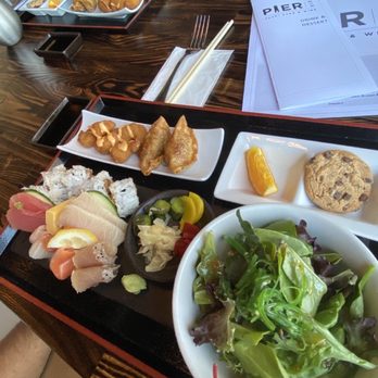 Pier 215 - lunch special sashimi lunch also comes with Miso Soup - Seafood Near Me - Las Vegas, Nevada Pier 215 - lunch special sashimi lunch also comes with Miso Soup - Seafood Near Me - Las Vegas, Nevada